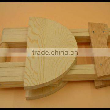Wooden Folding Chairs,round Wooden Stool Outdoor photo-3