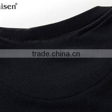 Custom Oem Crew Neck Pullovers Windbreaker Long Sleeves Cvc Fleece Men Sweatshirts photo-2