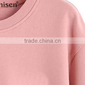 New Style Casual Custom Logo 100 Polyester Ladies Sweatshirts photo-3