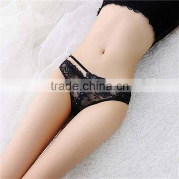 Stock Fashion Intimates Lady Sey Panties Transparent Lace Underwear Women G String Thongs T Pants Women's Briefs Thong Lingerie photo-3