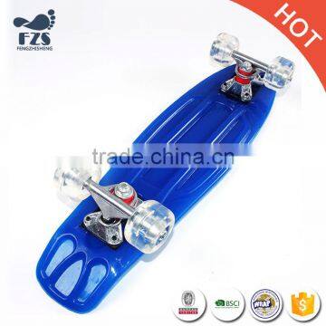 HSJ257 Bulk rechargeable longboard skateboard plastic element skateboard wholesale