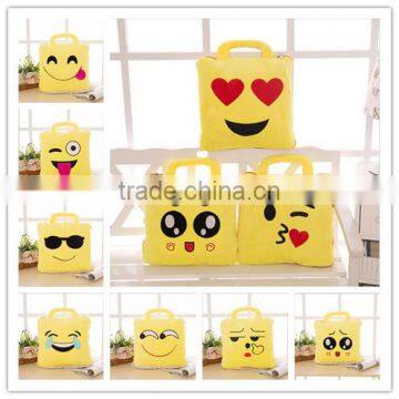 High quality cheap cartoon travel pillow blanket