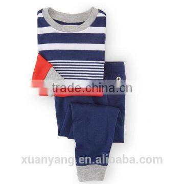 wholesale funny and old fashion korea cotton boys sleepwear or OEM kids/children pajamas