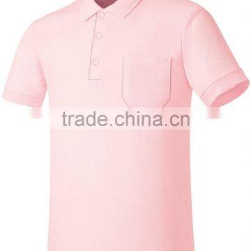 Custom Made Solid Color Polo T-Shirt With Pocket photo-3
