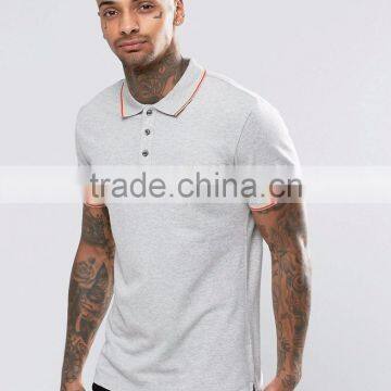 New Design High Quality Casual Summer Plain 180g 100% Cotton Short Sleeve Logo Embroidery Mens POLO T-Shirt photo-5