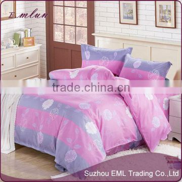 New design pretty oem beautiful home textile grinding wool imitation cotton bedclothes four bedding sets EML-12-W1004