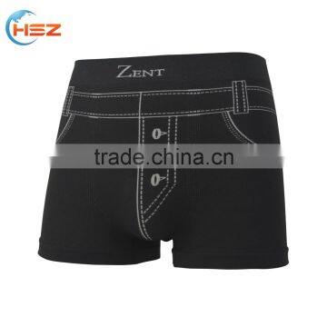 HSZ-0015 Excellcent Design Men Hot Printed Underwear Fashion Show Shantou Top Quality Boy Custom Boxer Briefs Shorts