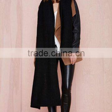 Fashionable Woman Winter Scarf Patterns Knitting Scarf photo-4