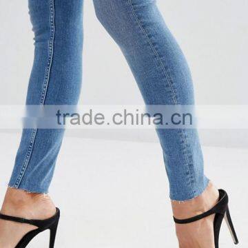 Wholesale New Elastic Slim Denim Latest Design Pencil Skinny Woman Jeans photo-3