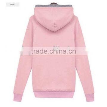 Women Winter Hoodies With Double Hood Pullover photo-5