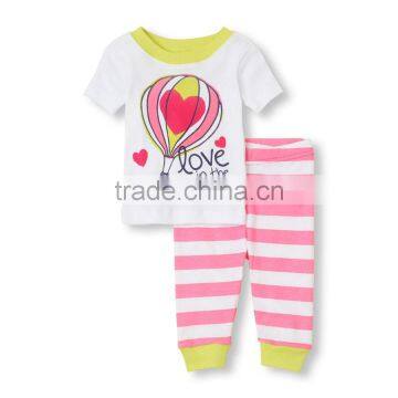 BABY GIRLS PAJAMAS IN PINK STRIPES