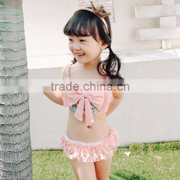 S60567B 2017 New Design Girls Princess Bikinis Lace Swimmwear photo-2