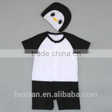 New Arrival Wholesale 100% Cotton Plain Color Baby Romper Short Sleeve Baby Summer Rompers photo-4
