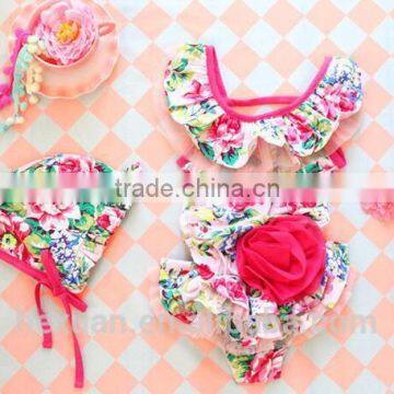 New Baby Girls Plaid Swimming Suit Children Bikini Sets Kids Bathing Suit photo-5