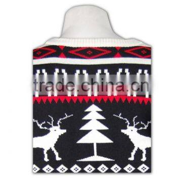 ISO9001/BSCI Latest Design Women Winter Knitted Partter Sweater