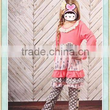 latest design baby girl clothing set spring Valentine Day girls boutique outfits baby girls kids children wholesale boutique set