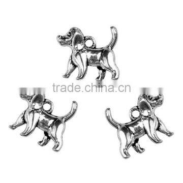 Zinc Based Alloy 3D Charms Dog Animal Antique Silver photo-3