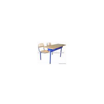 Desk with Chair and Book Holder