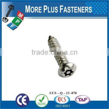 Made in Taiwan High Quality Pin Torx Drive Button Head Self Tapping Screw photo-4