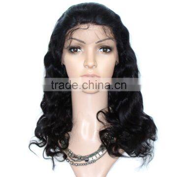 Factory Wholesale Customized 100% Human Hair Cheap Silk Base Full Lace Wig With Baby Hair