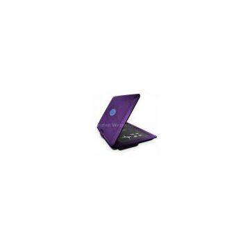 Purple Swivel TFT PAL Portable Dvd Players 10 Inch Screen with SD USB