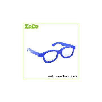 blue color KID 3D Glasses for Movie Theaters, fashional model