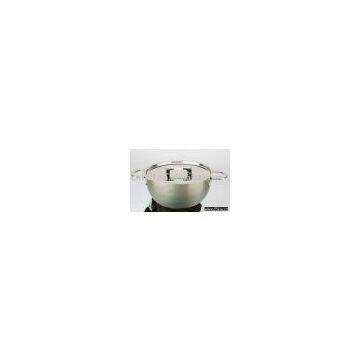 18cm Aluminum Hard anodized Non stick soup pot