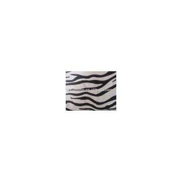 T/R check  spandex fabrics with flocking
