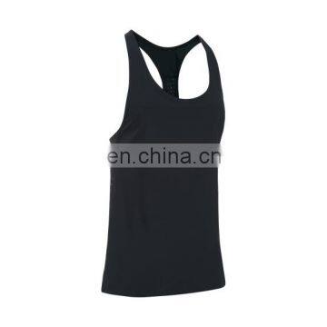 Cusome pink runnning sport side slit spaghetti strap fitness womens tank top