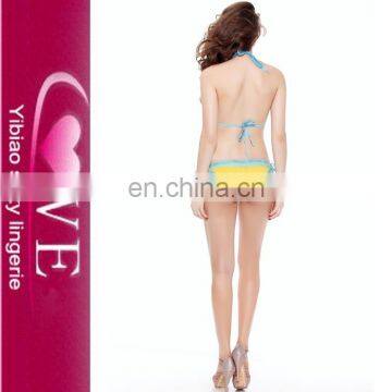 Beach Babe Sexy Bikini Sets Push Up Girls Colorful String Bikini Swimwear photo-3