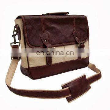 economic leather messenger bag