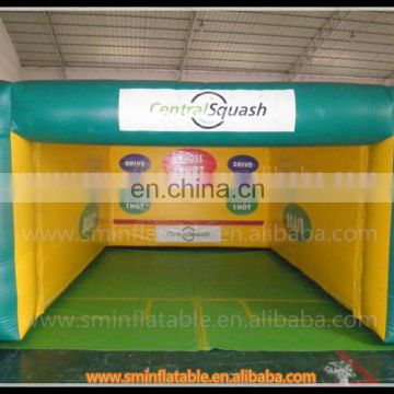 Inflatable training goal, inflatable squash court goal, squash game for activity event