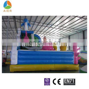 2016 kids inflatable amusement park sea world Inflatable Fun City for sale