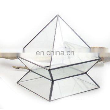 terrarium glass geometric terrarium plants for house decoration