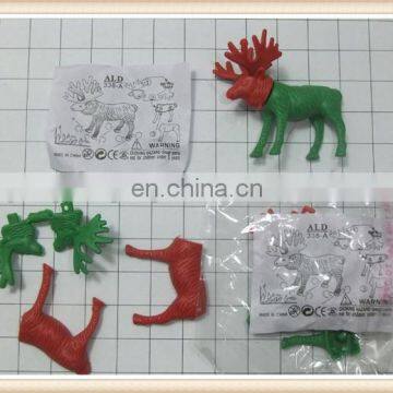 diy mini toy deer plastic promotion gift