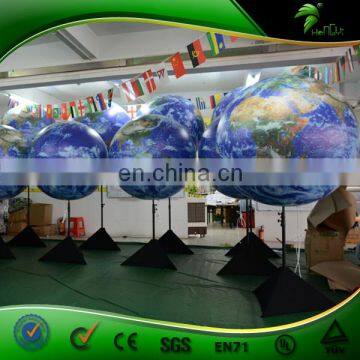 Superior Quality Tripod Stand Led Earth Inflatable Light Balloon , Decoration Outdoor Inflatable Stand Balloon photo-5