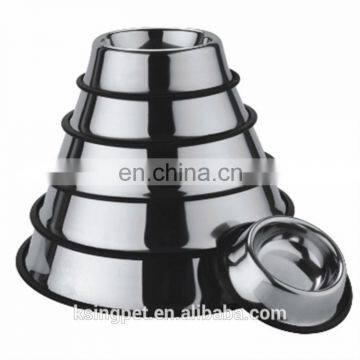 stainless steel dog bowl