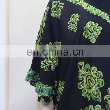 African Muslim Women Butterfly Sleeve Kaftans Dress photo-3