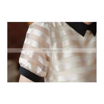 popular summer dress stripe women clothing fabric