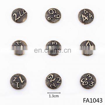 New style popular metal buttons wholesale bulk