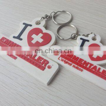 Heart Shape Custom 3d Embossed Pvc Key Chain photo-5