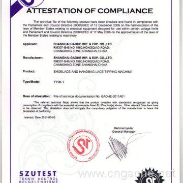 CE certificate