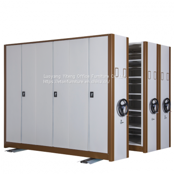 Elegant High Density Office Filing Cabinet Mechanical Mobile Shelving Storage System photo-5