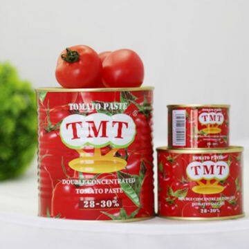 400g canned tomato paste with TMT brand