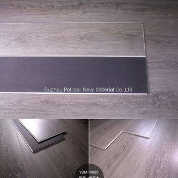 plastic flooring sheet tiles slotted click lock 4.0mm thickness 0.5mm wear layer