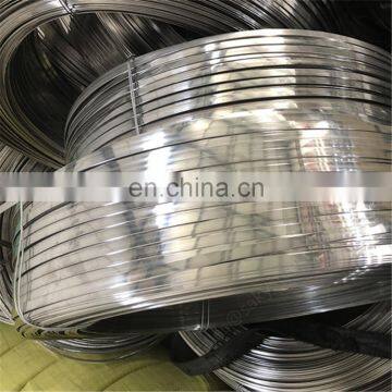 Factory supply 304 316 stainless steel flat triangle half round profile wire