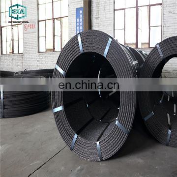 astm a41612.7mm high tensile strength Low relaxation 7 wire pc steel cable strand for prestressed concrete