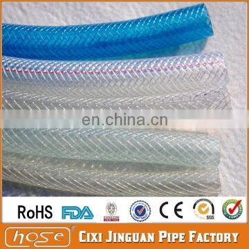 Export USA Market DEHP-Free High Pressure Beer Transfer FDA Food Medical Grade 3/8" Soft Braided Transparent PVC Water Hose Tube