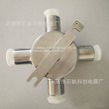 304 Stainless Steel Explosion-proof Junction Box Explosion-proof Junction Box for Chemical Gas Station Only photo-3