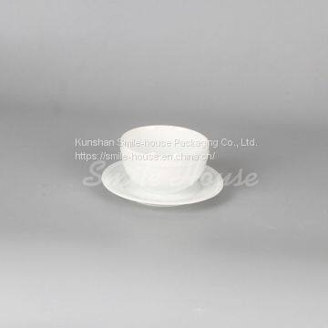 Wholesale round ceramic rice cups and dishes